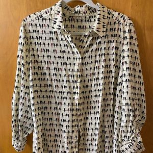 Parrot button up shirt